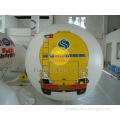 White PVC Large Printed Helium Balloons with UV protected p